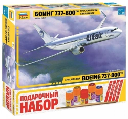 Gift set "Boeing 737-800 passenger airliner".