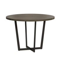 Dining table on metal frame