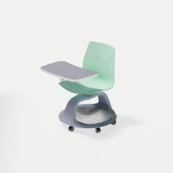 Plastic chair on wheels with lectern, SPKP