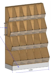 Shelf-candy cabinet KFN