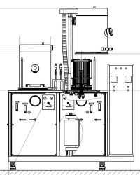 Electric resistance furnace vacuum vacuum type SGVG