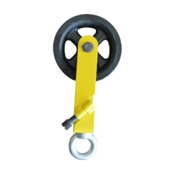 Mounting block under rope 0,5t Gp-B-0,5-05(02)open cheek