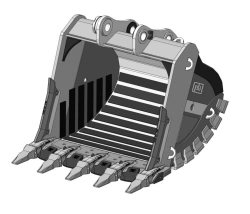 Heavy duty rock bucket RDX-83.23-M1