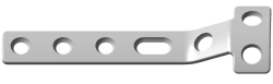 Support T-plate (3...10 holes, length 71...167mm)