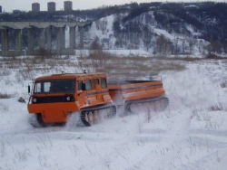 Tracked snowmobiler TTM 4902GR