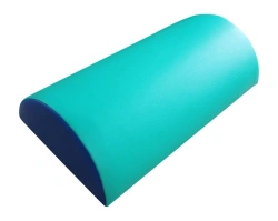 Lined semi-cylinder made of multilayer barrier fabric with polyurethane and/or polyvinylchloride coating, inner filling.