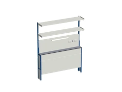 Service racks: adjustable wall-mounted racks: SSPR-U