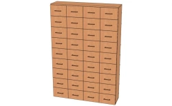 File cabinet rack. Model: STK