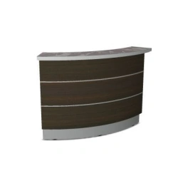 Reception desk element 125*37*120 straight "Comfort" K.902