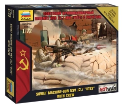 Assembled model "Soviet Utyos machine gun"
