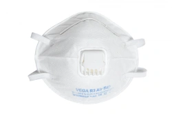Vega spec brand filter half mask with exhalation valve, protection class FFP3 NR D , model: VEGA R3 Air flap