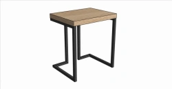 A02 Bedside cabinet on metal frame 450x500x350