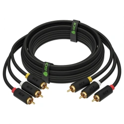 AV audio-video cable AV model GCR-AJR33, 3 RCA to 3 RCA