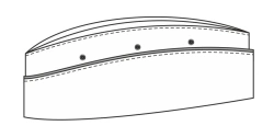 Headwear for employees of departmental security guards of PJSC Transneft. Pilot (P-02) of half-woolen fabrics.