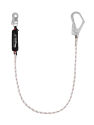 Single, non-adjustable rope sling with shock absorber "aB12", article number vnt aB12
