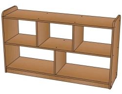 Shelving unit No.2 from the set ''Modular Corner'' H=700/ CJ22