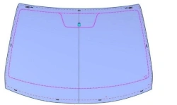 Windscreen for vehicle type FB Code S032DLFWDG1TY