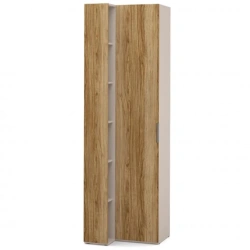 "SOHO" FCE-02.DS/DT, Transitional cupboard (oak) with shelf unit (oak) 400/608 from the set of modular furniture "SOHO".