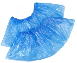 Medical disposable shoe covers made of low pressure polyethylene elongated according to TU 32.50.50-001-33186646-2017, registrat