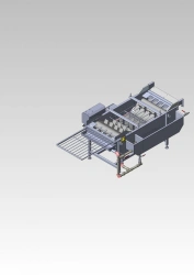 Immersion glazing machine for piece fish DALU.MGP/3.00.000.