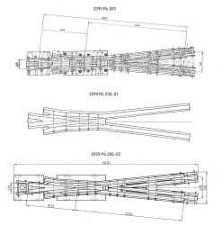 Cross-arm of type P50 mark 2/9 (project 2099.M4.000-01/-02)