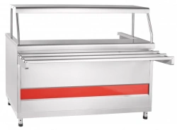 Electric counter-marmite for first courses PMES-70KM-01 (stainless steel top)