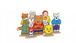 Set "Characters of the fairy tale "Kolobok" (Art. N-20)