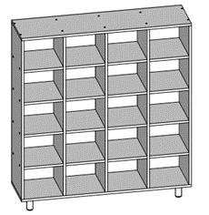 Rack for pots