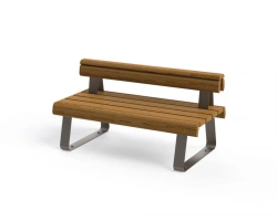 Garden furniture: outdoor bench Bruni