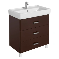 Bathroom sink cabinet Aquaton Amerina 80 M dark brown 1A169101AM4301.A169.1.01A.M43.0