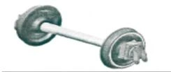 Non-drive wheel pair of special rolling stock 1024U.05.02.000-01
