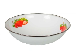 Bowl with stainless steel rim, 3,5 l