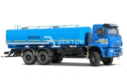 Tank truck for transportation of food liquids (technical water) ??? 4680A6-20 on chassis KAMAZ 6522-53, 6522-54, 6522-RT