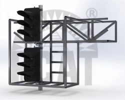 Railway traffic lights on bridges and consoles with LED light-optical systems (TU 32 TSSH 2141-2009)