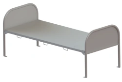 Functional bed for medical institutions according to TU 9452-001-81150649-2011 single-section KMBP (BY-101) with accessories