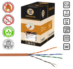 U/UTP Cat5e ZHng(A)-HF (LSZH) symmetrical communication cables for digital transmission systems