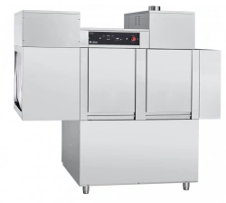 Tunnel electric dishwashing machine with capacity of 2000 plates per hour type MPT-2000l