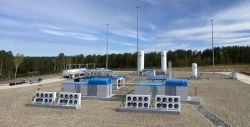 Complex of natural gas liquefaction (NGL) with capacity of 1500 kg/hour