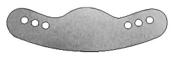 Flat perforated metal dies No.1.331(5)