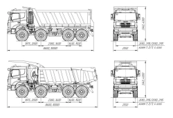 Tipper truck, make - HANT, type - 8051B, modification - HANT 8051B50, HANT 8051B5X