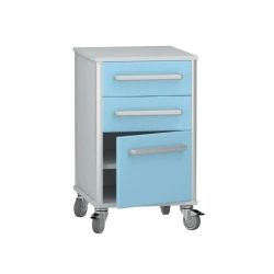 Rolling medical cabinet according to TU 32.50.30-008-69573749-2021, article number DM-3-107-03.K2.F3