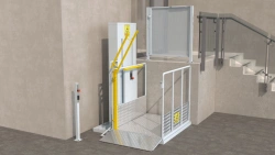Lifting platform with vertical movement for people with disabilities "VPM-01".