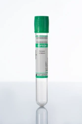 Vacuum tubes for venous blood sampling CORVAY with sodium heparin, plastic, Size: 13*75 mm; vacuum volume: 1.5 ml