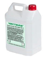 Facade Cleaner No.5 for removal of efflorescence and cement