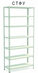 Metal shelf reinforced shelving unit STFU 1044-2.5