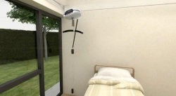 System for lifting and moving patients rail (ceiling, wall) medical "ORTHORENT PRM-01" (STATIC) according to TU