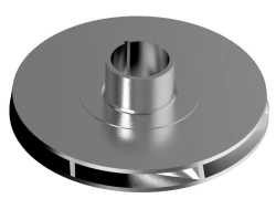 Working wheel, floating, MT5A-80/100DP, 17 mm shaft, thickened hub, Niresist / IMPELLER: FL, MT5A-80/100DP, 17MM, THICK, NI