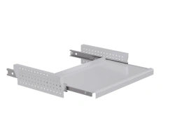 Antistatic furniture attachments - keyboard shelf