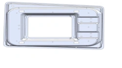 Amplifier panel left A9607540010