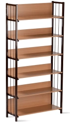 Wooden office shelving units